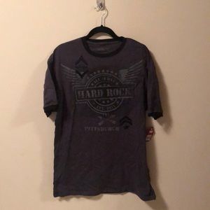 HARD ROCK CAFE Pittsburgh Souvenir Ringer T-shirt